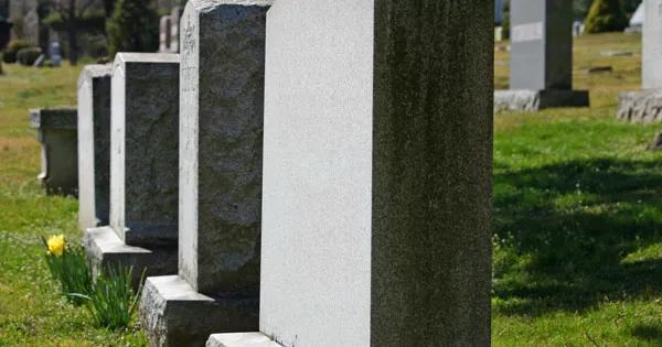 cemetery tombstones