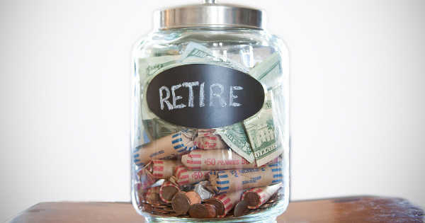 money in jar retirement