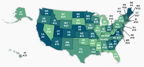 The Best and Worst Drivers by State