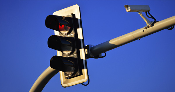 red light camera ticket points on license