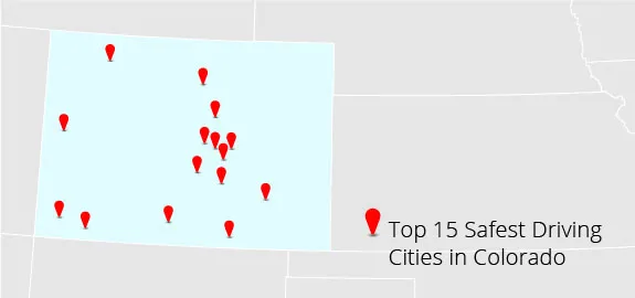 Safest Driving Cities in Colorado