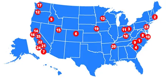 Drunkest Driving Cities in America