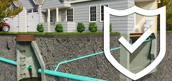 septic tank under home
