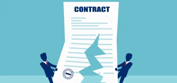 tearing contract apart