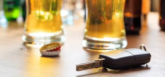 car key and beer