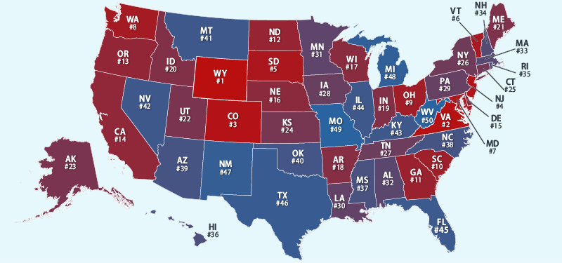 The Best And Worst Drivers By State - Westphal Chevy Blog